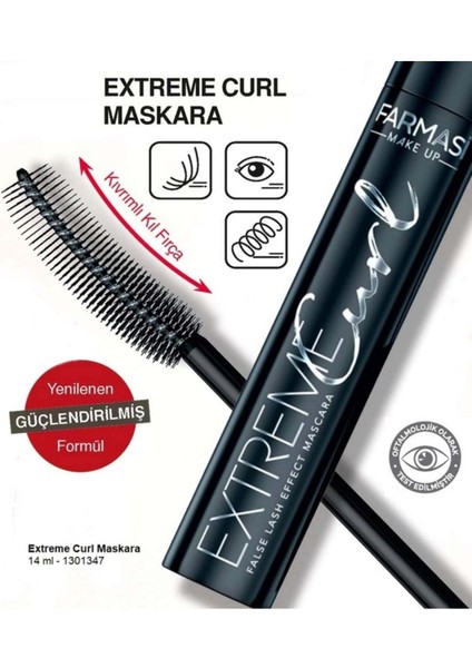 Farması Extreme Curl Maskara 14 ml