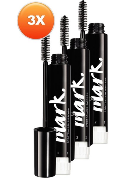 Mark Spectra Lash Kademeli Maskara 9 Ml. Üçlü Set