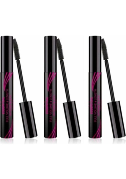 Ekstra Hacim & Uzunluk Veren Siyah Maskara - Essential Full Volume & Lenght Intense x 3