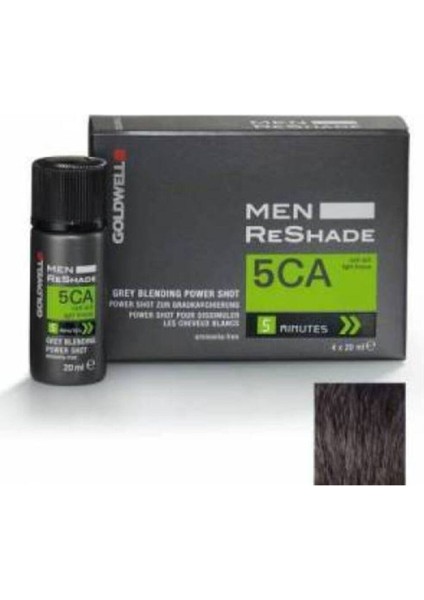 Men Reshade 5ca Erkeklere Özel Renklendirici Köpük Boya 4x20 Ml