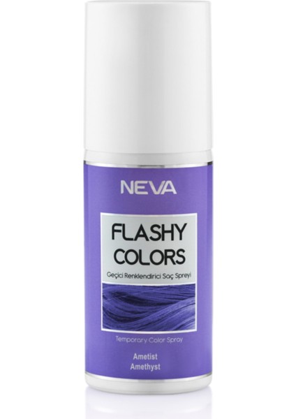 Flashy Colors Geçici Renk Saç Spreyi - Ametist 75 Ml