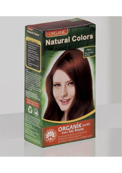 Natural Colors 7rn Irlanda Kızılı Organik Saç Boyası fiyatları
