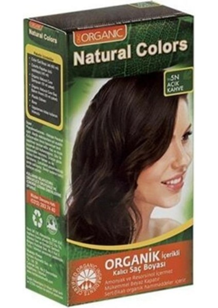 Organıc Natural Colors Saç Boyası 5n Açık Kahve