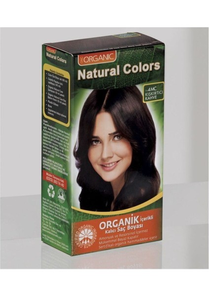 Natural Colors 4mc Kışkırtıcı Kahve Organik Saç Boyası