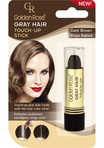 Golden Rose Saç Beyazlarını Kapatan Stick Koyu Kahverengi - Grey Hair Touch-Up Stick 8691190067144