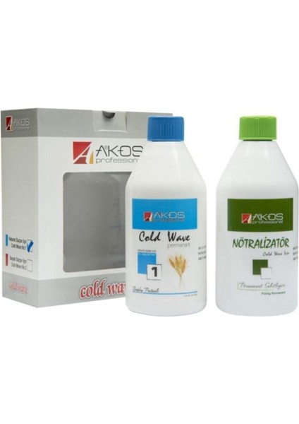 Cold Wave Perma Ilacı No.1 500 Ml Nötralizatör 500 Mlx2 Li Set