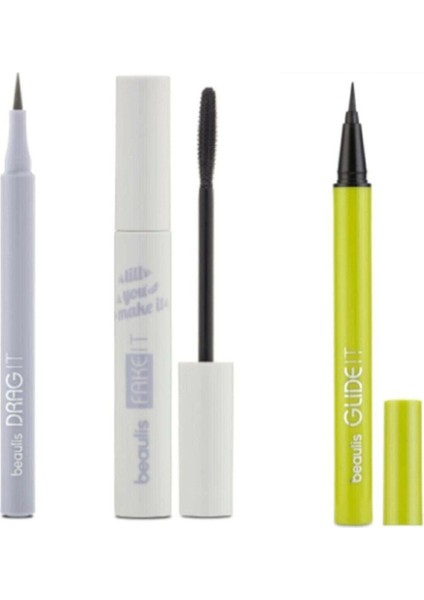 Drag It Eyeliner + Fake It Maskara + Glide It Eyeliner