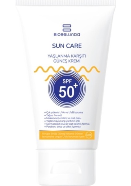 Güneş Kremi +50 Spf Yeni Ambalaj 50 ml Sun Care arşı