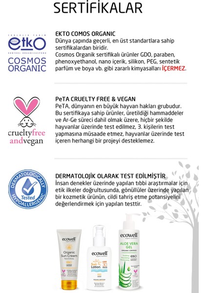 Organik Güneş Bakım Seti 3 Ürün fırsatları