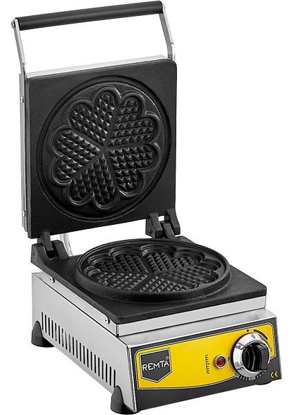 Çiçek Model Waffle Makinası Elektrikli 21 cm