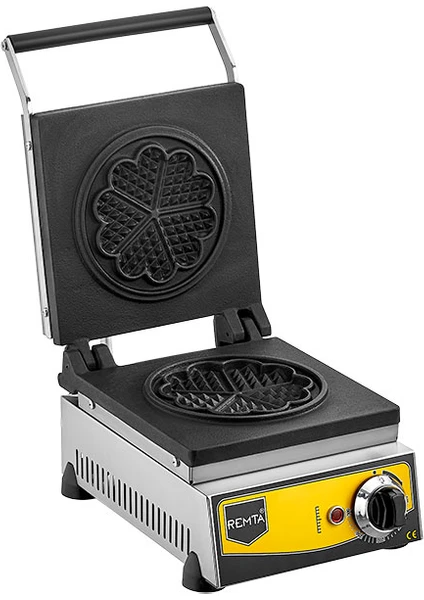 Çiçek Model Waffle Makinası Elektrikli 16 cm