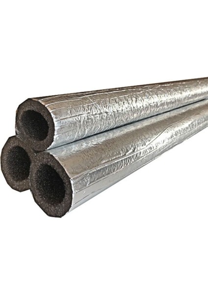 22/10 mm Polietilen Alüminyum Folyolu Izole Boru 1 Metre 4 Adet