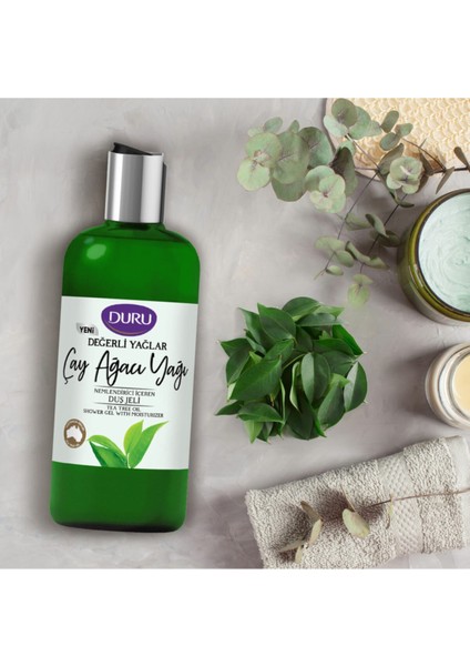 Değerli Yağlar Nemlendiricili Çay Ağacı Yağı Duş Jeli 2X500ML fiyatları