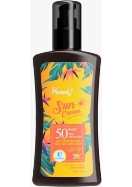 Vücut Için Yüksek Korumalı Güneş Kremi 200ML