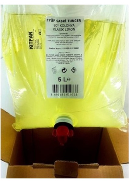 Limon Kolonyası 5 Litre