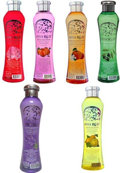 Efsane Kolonyalar Seti 6'li Set 5 (350 ml -6 Adet) 6 Li Kolonya