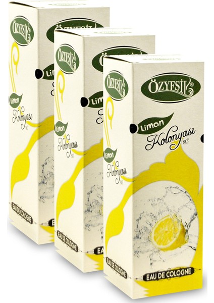 Limon Kolonyası 80°c 400 Mlx3 Adet Özyeşil