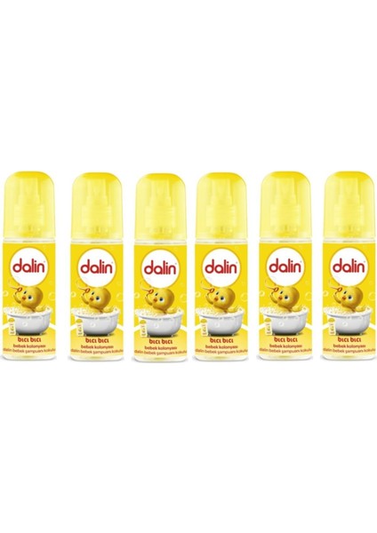 6'lı Sprey Bebek Kolonyası Bıcı Bıcı Kokusu 150 ml fiyatları