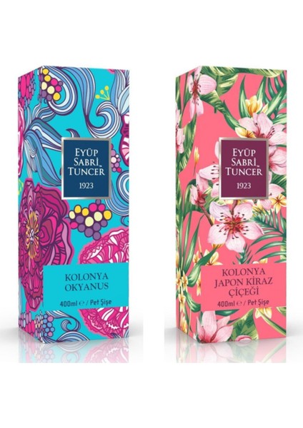 Okyanus ve Japon Kiraz Çiçeği Kolonyası 2'li 400 ml ve 400 ml