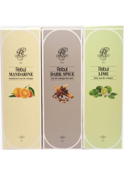 Mandalina - Dark - Lime 3 Lü Set 270 ml