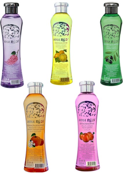 Efsane Kolonyalar Seti 5'li Set 11 (350 ml -5 Adet) 5 Li Kolonya