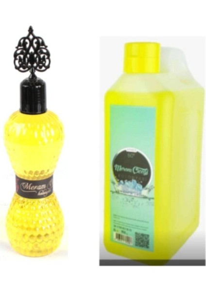 Meram Çiçeği Kolonya 2 Li Set ( 400 ml Pet Şişe 900 ml Bidon )