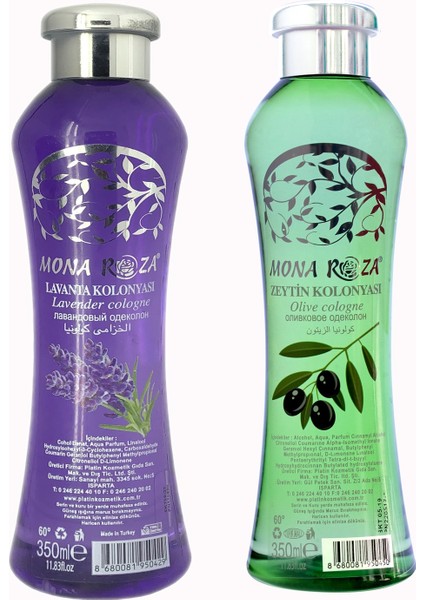 Efsane Kolonyalar Seti 2'lü Set 9 (350 ml -2 Adet)