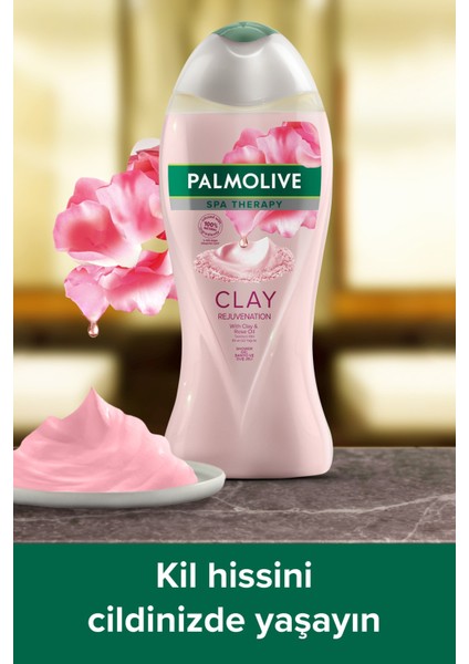 Spa Therapy Clay Rejuvanation Banyo ve Duş Jeli 500 ml x 2 Adet + Duş Lifi Hediye fiyatları