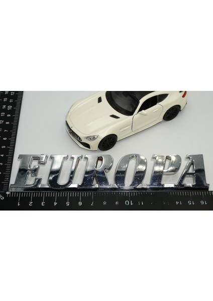 19 Europa Bagaj Krom Abs 3m 3D Yazı Logo