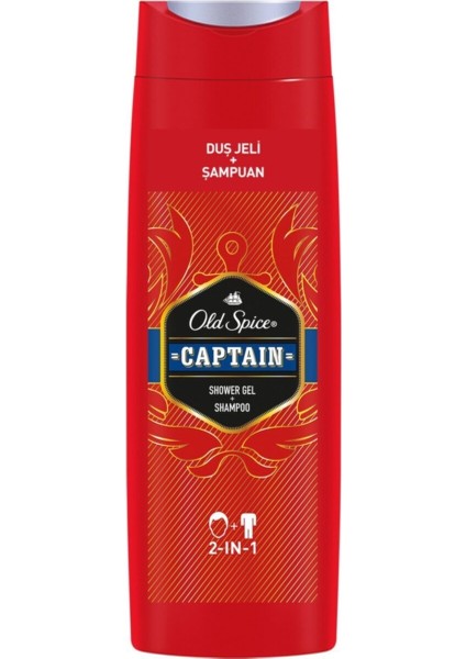 Duş Jeli & Şampuan 400 ml Captain P