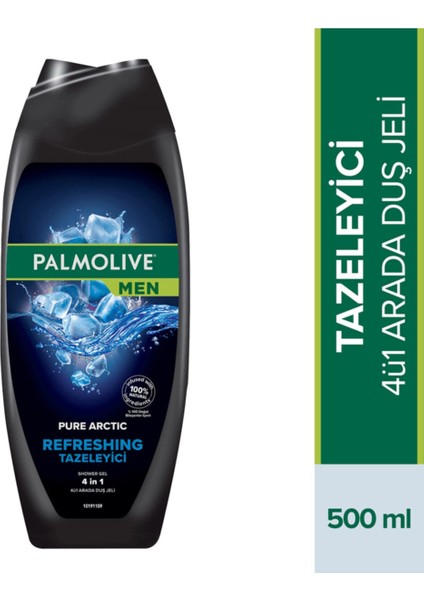 Men Pure Arctic 4'ü 1 Arada Ferahlatıcı Erkek Duş Jeli, 500 ml