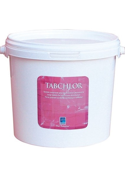 Tabchlor 10 kg %90 Tablet Klor - %90 Chlorine Tablets - Stabilize Triklor Tableti 200 Gr-Toptancıyızbiz