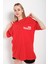 Kadın Oversize T-Shirt Mountain Baskılı Tshirt 3