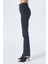 Antrasit Slim Straight Paçası Yırtmaçlı Çapraz Kemerli Jean Pantolon C 4556-011 3