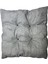 Dekoratif Pofidik Puf Sandalye Minderi Kare 35X35X7 Cm-Gri(6 Adet) 2