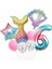 Deniz Kızı Rakam Konsept Yaş Balon Doğum Günü Set Yaş Balon Set 1