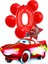 Cars Arabalar Şimşek Mcqueen Yarış Arabası Rakam Konsept Yaş Balon Doğum Günü Set Yaş Balon Set 1