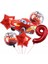 Cars Arabalar Şimşek Mcqueen Yarış Arabası Rakam Konsept Yaş Balon Doğum Günü Set Yaş Balon Set 1