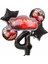 Cars Arabalar Şimşek Mcqueen Yarış Arabası Rakam Konsept Yaş Balon Doğum Günü Set Yaş Balon Set 1