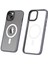 Apple Iphone 14 Pro Max Kılıf Renkli Silikon Kenar Buzlu Magsafeli Hibrit Kapak 1