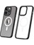 Apple Iphone 13 Pro Max Kılıf Renkli Silikon Kenar Buzlu Magsafeli Hibrit Kapak 1