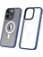 Apple Iphone 13 Pro Max Kılıf Renkli Silikon Kenar Buzlu Magsafeli Hibrit Kapak 1