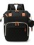 Büyük Kapasiteli Bebek Bakım Çantası - Siyah (Yurt Dışından) 1