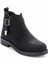 Siyah Nubuk Kadın Bot & Bootie K02578300301 3