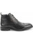 Siyah Leather Erkek Bot & Bootie E02549061103 2