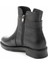 Siyah Leather Kadın Bot & Bootie K02531206003 4