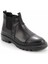 Siyah Leather Erkek Bot & Bootie E02107050203 3