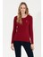 U.S. Polo Assn. Kadın Bordo Triko Kazak 50258077