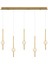 Pearl 5'li Sıralı Sarkıt Avize Sarı 4133-5AS-03 1