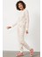 Meyve Desenli Termal Pijama Takım - Ekru 3